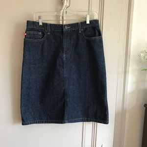 Denim Knee Skirt by Ralph Lauren Polo Jeans